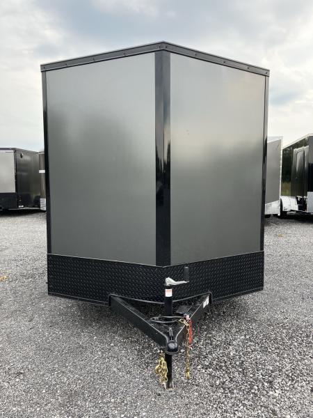 New 2027 Cross Trailers 7X14 7000 GVWR 78  IH Blackout Package Cargo / Enclosed Trailer
