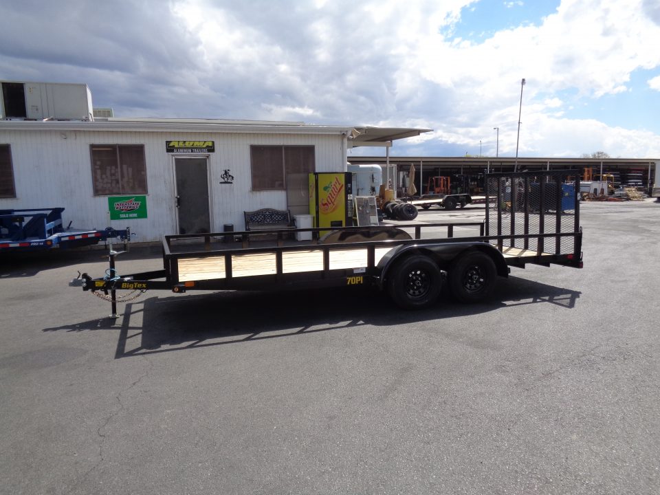 New 2027 Big Tex Trailers * 70PI-18 * 18Ft Tandem Axle Utility Trailer w/ Ramp Gate