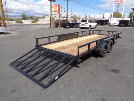 New 2027 Big Tex Trailers * 70PI-18 * 18Ft Tandem Axle Utility Trailer w/ Ramp Gate
