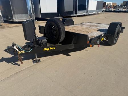 Used 2022 Big Tex Trailers 70ST-13BK Tilt Trailer Equipment Trailer