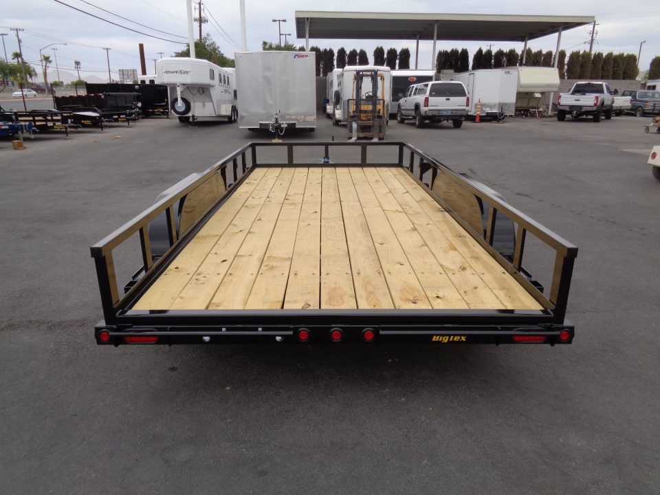 New 2027 Big Tex Trailers * 70PI-16 * 16ft Tandem Axle Utility Trailer w/ Slide in Ramps