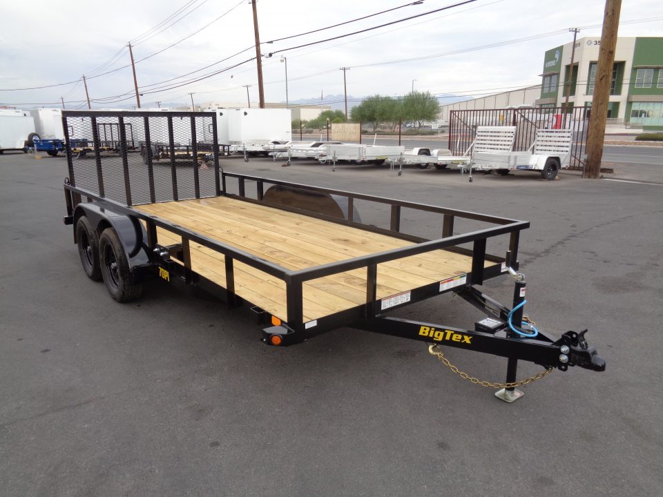 New 2027 Big Tex Trailers * 70PI-16 * 16ft Tandem Axle Utility Trailer w/ Ramp Gate