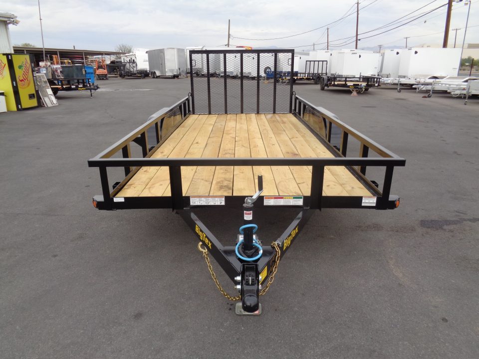 New 2027 Big Tex Trailers * 70PI-16 * 16ft Tandem Axle Utility Trailer w/ Ramp Gate