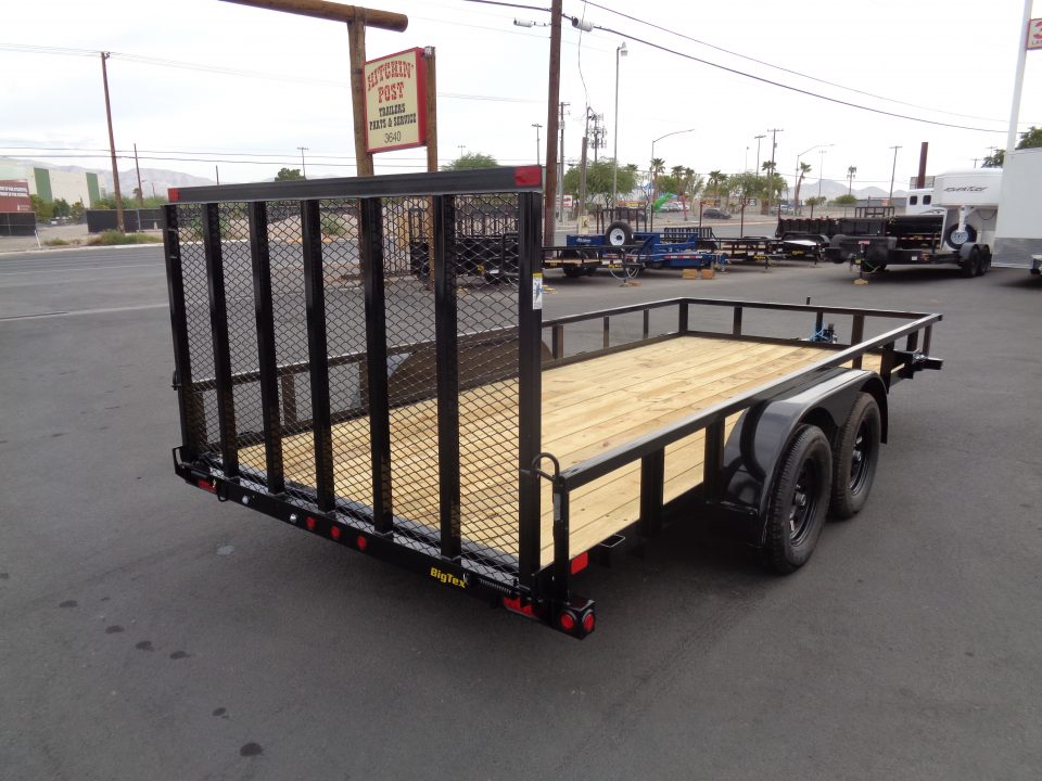 New 2027 Big Tex Trailers * 70PI-16 * 16ft Tandem Axle Utility Trailer w/ Ramp Gate