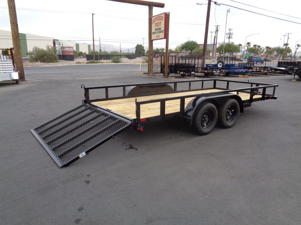 New 2027 Big Tex Trailers * 70PI-16 * 16ft Tandem Axle Utility Trailer w/ Ramp Gate