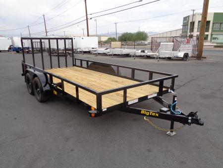 New 2027 Big Tex Trailers * 70PI-16 * 16ft Tandem Axle Utility Trailer w/ Ramp Gate