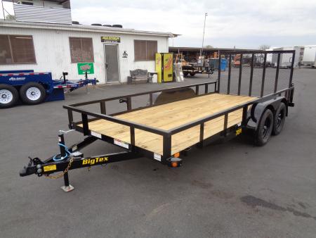 New 2027 Big Tex Trailers * 70PI-16 * 16ft Tandem Axle Utility Trailer w/ Ramp Gate