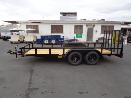New 2027 Big Tex Trailers * 70PI-16 * 16ft Tandem Axle Utility Trailer w/ Ramp Gate