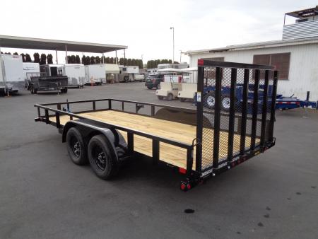 New 2027 Big Tex Trailers * 70PI-16 * 16ft Tandem Axle Utility Trailer w/ Ramp Gate