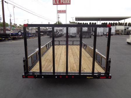 New 2027 Big Tex Trailers * 70PI-16 * 16ft Tandem Axle Utility Trailer w/ Ramp Gate
