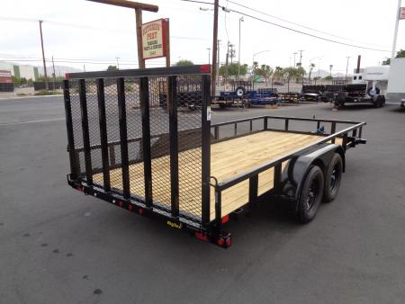New 2027 Big Tex Trailers * 70PI-16 * 16ft Tandem Axle Utility Trailer w/ Ramp Gate