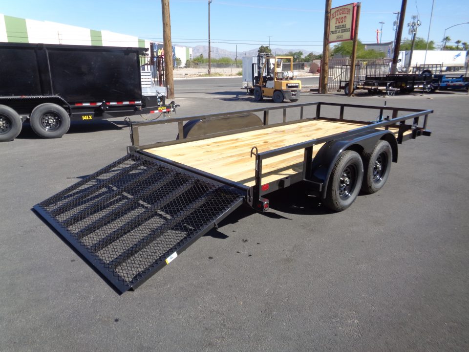 New 2027 Big Tex Trailers * 70PI-14 * 14Ft Tandem Axle Utility Trailer w/ Ramp Gate