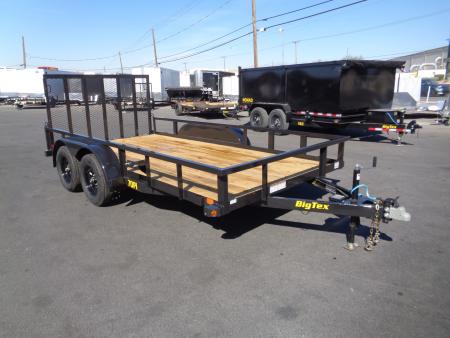 New 2027 Big Tex Trailers * 70PI-14 * 14Ft Tandem Axle Utility Trailer w/ Ramp Gate