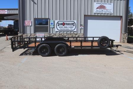 New 2026 Texas Bragg Trailers 83 X18' Extra Wide Pipe Top Utility Trailer