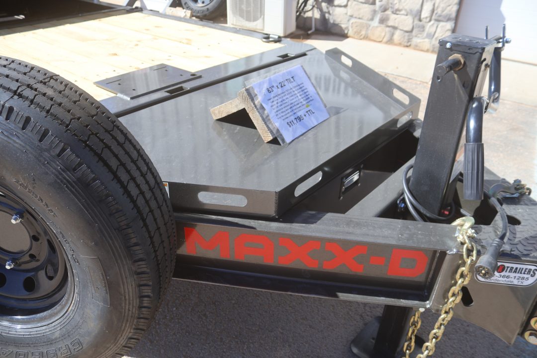 New 2026 Maxey Trailers 83"X22' Gravity Tilt Equipment Trailer
