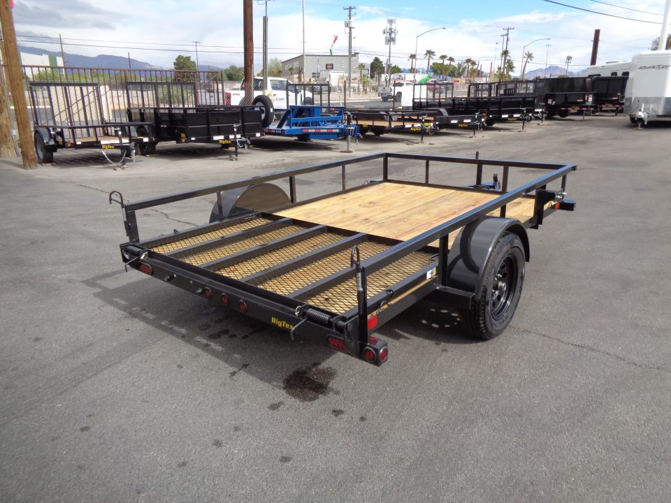 New 2027 Big Tex Trailers * 35SA-10 * 10Ft Single Axle Utility Trailer w/ Ramp Gate