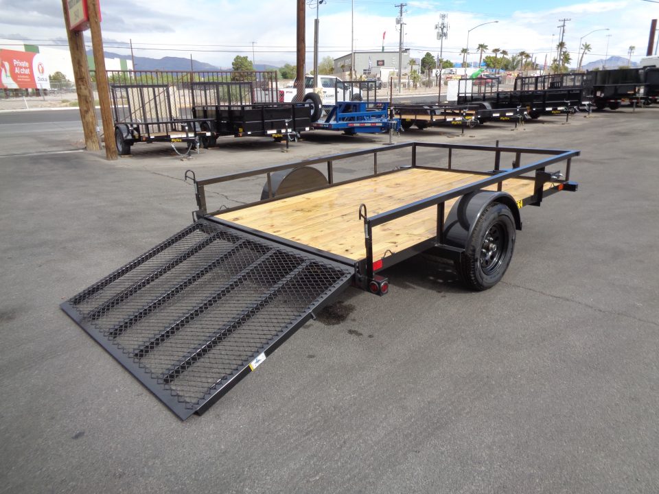 New 2027 Big Tex Trailers * 35SA-10 * 10Ft Single Axle Utility Trailer w/ Ramp Gate