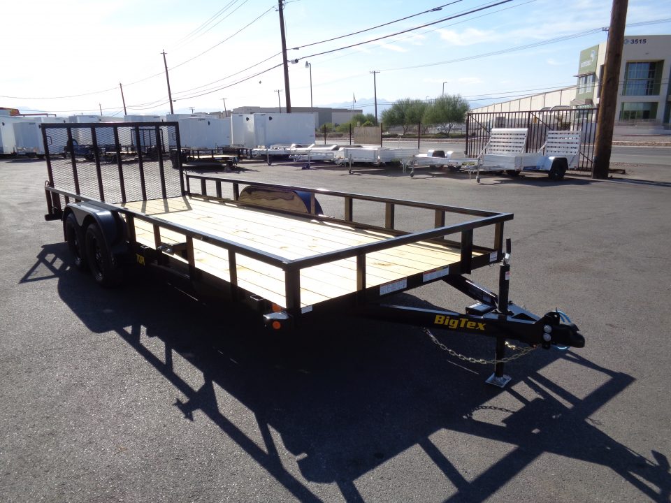 New 2027 Big Tex Trailers * 70PI-20 * 20Ft Tandem Axle Utility Trailer w/ Ramp Gate