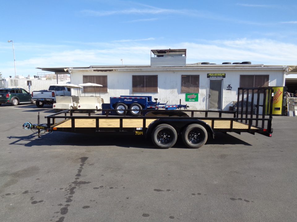 New 2027 Big Tex Trailers * 70PI-20 * 20Ft Tandem Axle Utility Trailer w/ Ramp Gate