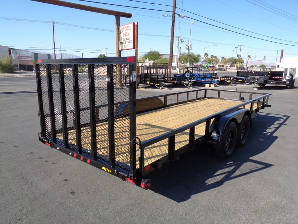 New 2027 Big Tex Trailers * 70PI-20 * 20Ft Tandem Axle Utility Trailer w/ Ramp Gate