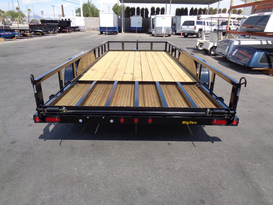 New 2027 Big Tex Trailers * 70PI-18 * 18Ft Tandem Axle Utility Trailer w/ Ramp Gate