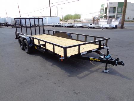 New 2027 Big Tex Trailers * 70PI-18 * 18Ft Tandem Axle Utility Trailer w/ Ramp Gate
