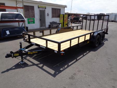 New 2027 Big Tex Trailers * 70PI-18 * 18Ft Tandem Axle Utility Trailer w/ Ramp Gate