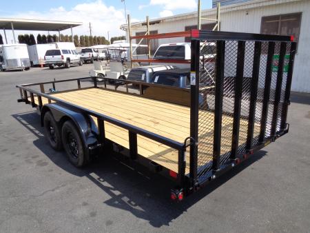 New 2027 Big Tex Trailers * 70PI-18 * 18Ft Tandem Axle Utility Trailer w/ Ramp Gate