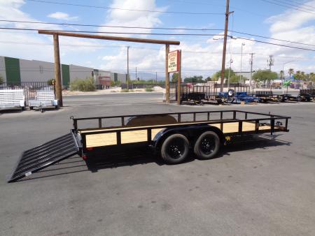 New 2027 Big Tex Trailers * 70PI-18 * 18Ft Tandem Axle Utility Trailer w/ Ramp Gate