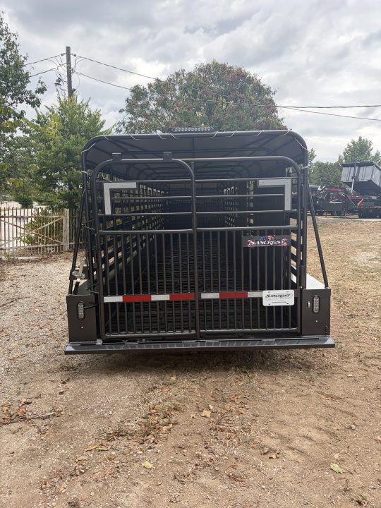 New 2027 Coose GN 6'8X32 3-7K AXLES Stock / Stock Combo Trailer 14PLY