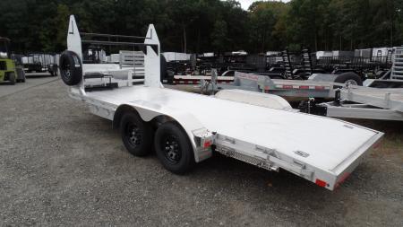 New 2027 Performance Trailers Example Open Car Trailer, Tire Rack, Winch in Box, Spare Tires Car Hauler