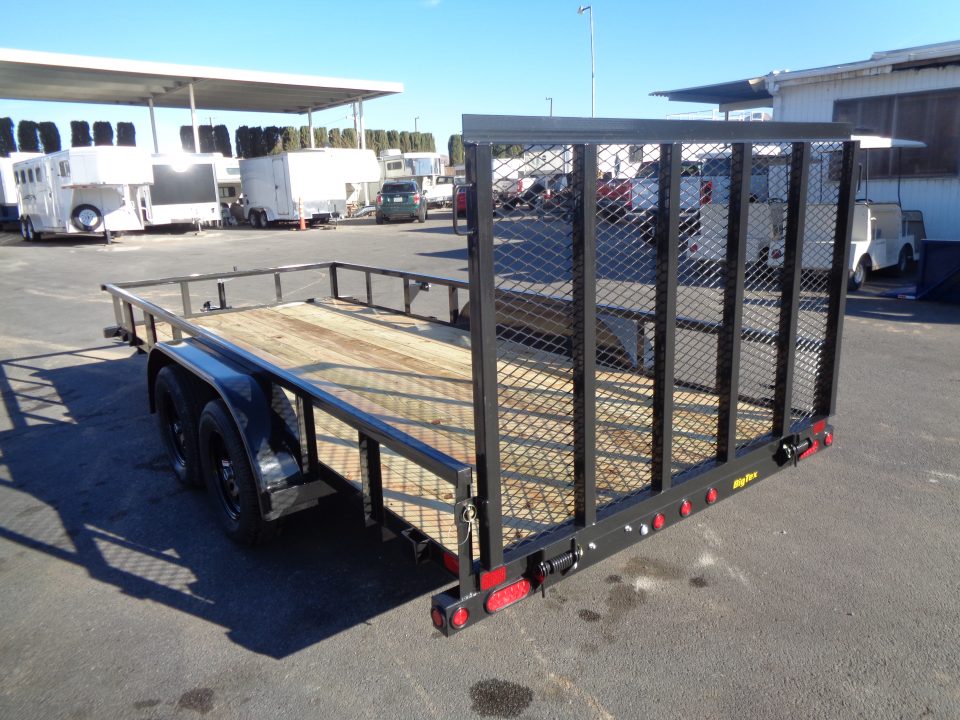 New 2027 Big Tex Trailer * 60PI-16 * 16Ft Tandem Axle Utility Trailer w/ Ramp Gate