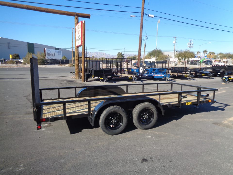 New 2027 Big Tex Trailer * 60PI-16 * 16Ft Tandem Axle Utility Trailer w/ Ramp Gate