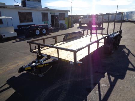 New 2027 Big Tex Trailer * 60PI-16 * 16Ft Tandem Axle Utility Trailer w/ Ramp Gate