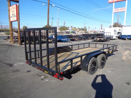 New 2027 Big Tex Trailer * 60PI-16 * 16Ft Tandem Axle Utility Trailer w/ Ramp Gate