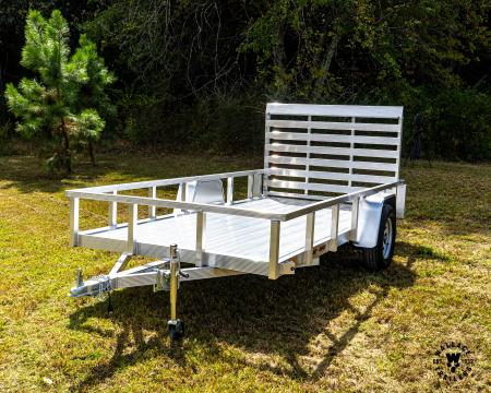 New 2027 Sport Haven 6X12 DELUXE Aluminum Utility Trailer