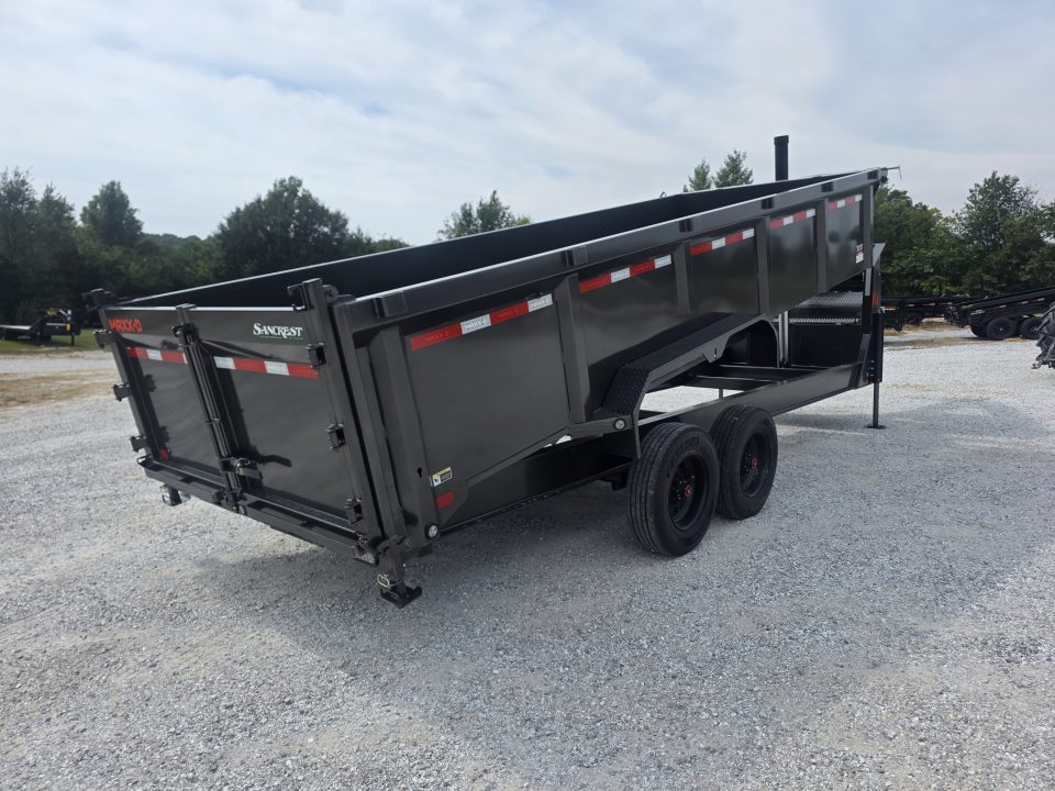 New 2027 MAXX-D 83 X 20 DSX TANDEM HD GN DUMP W/ 3' SIDES/ 7GA FLOOR/ 10GA SIDES/ HYDRO JACKS/ SLIDE IN RAMPS