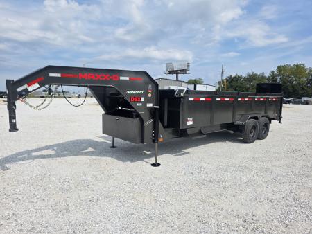 New 2027 MAXX-D 83 X 20 DSX TANDEM HD GN DUMP W/ 3' SIDES/ 7GA FLOOR/ 10GA SIDES/ HYDRO JACKS/ SLIDE IN RAMPS