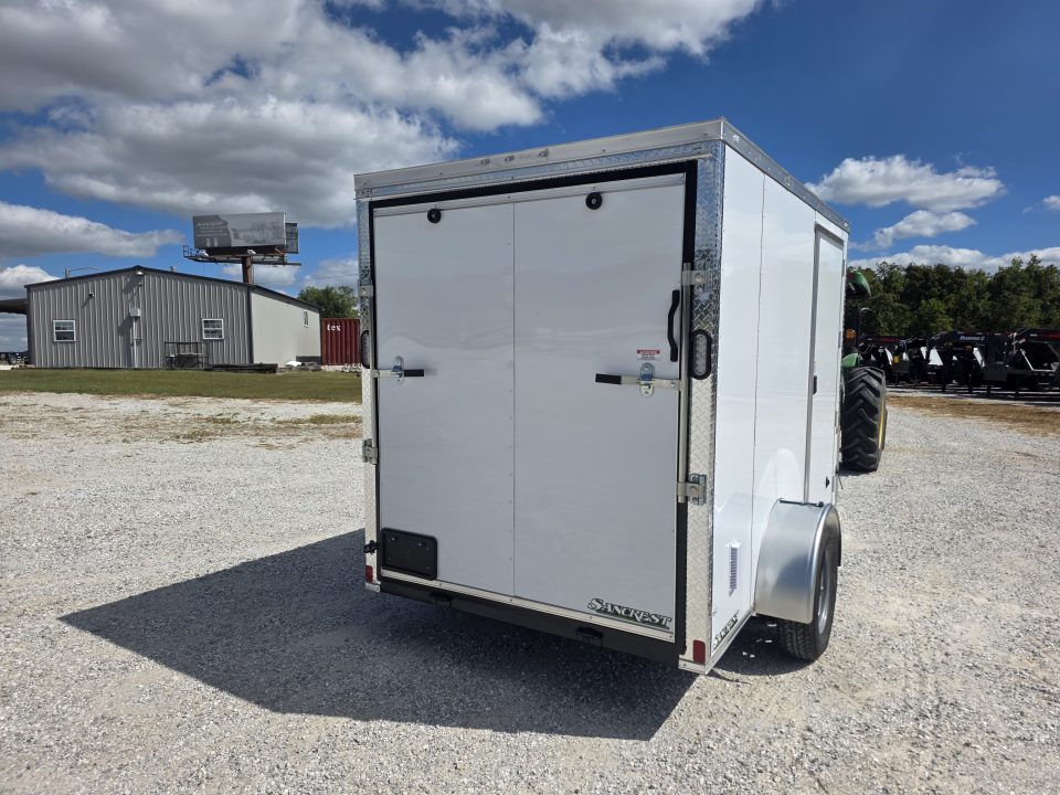 New 2027 Rock Solid 6x10 Single Axle Cargo W/ .080 Exterior, Ramp Door & 6'6 HEIGHT