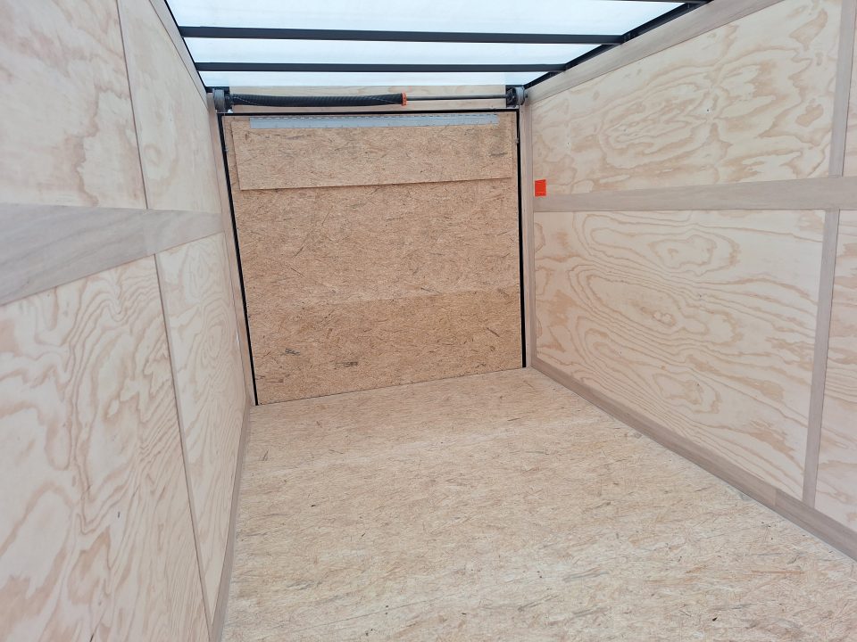 New 7x16 Cargo / Enclosed Trailer W/ Ramp Door