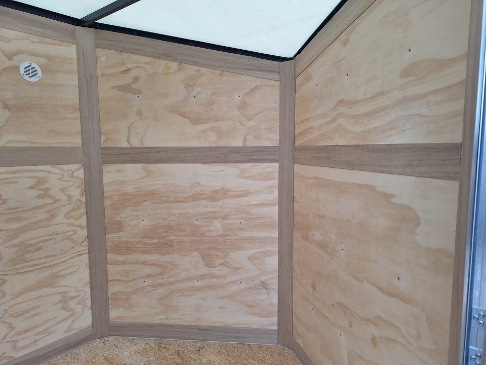 New 7x16 Cargo / Enclosed Trailer W/ Ramp Door