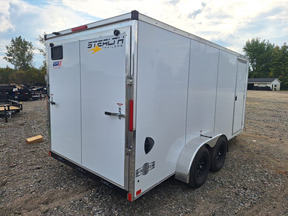 New 7x16 Cargo / Enclosed Trailer W/ Ramp Door