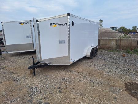 New 7x16 Cargo / Enclosed Trailer W/ Ramp Door