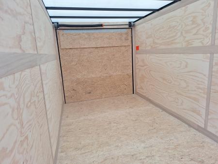 New 7x16 Cargo / Enclosed Trailer W/ Ramp Door
