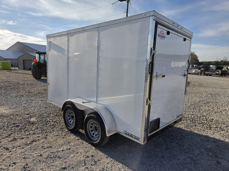 New 2027 Rock Solid 6X12 TANDEM 7K CARGO W/6' 6" HEIGHT & RAMP DOOR