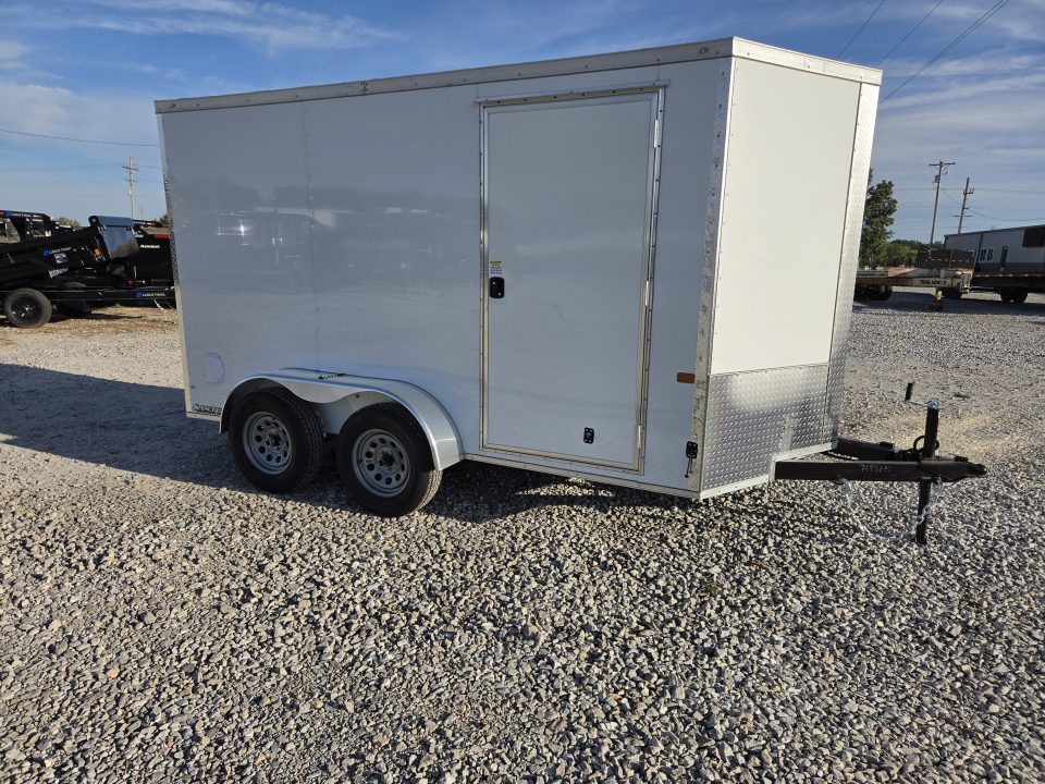 New 2027 Rock Solid 6X12 TANDEM 7K CARGO W/6' 6" HEIGHT & RAMP DOOR