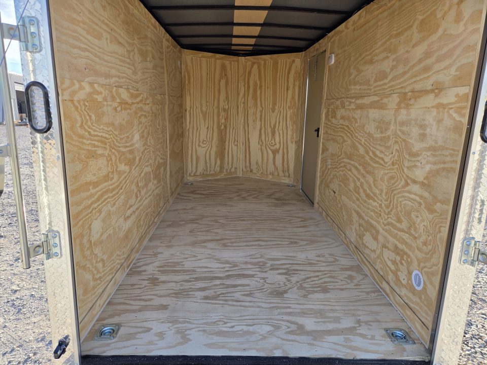 New 2027 Rock Solid 6X12 TANDEM 7K CARGO W/6' 6" HEIGHT & RAMP DOOR