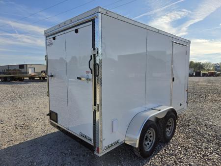 New 2027 Rock Solid 6X12 TANDEM 7K CARGO W/6' 6" HEIGHT & RAMP DOOR