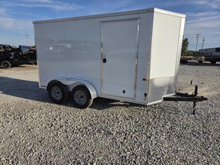 New 2027 Rock Solid 6X12 TANDEM 7K CARGO W/6' 6" HEIGHT & RAMP DOOR