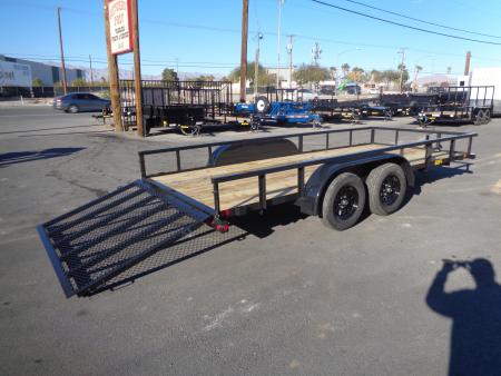 New 2027 Big Tex Trailer * 60PI-16 * 16Ft Tandem Axle Utility Trailer w/ Ramp Gate